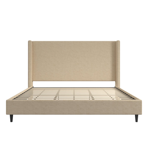 Mildred polyester upholstered standard bed discount